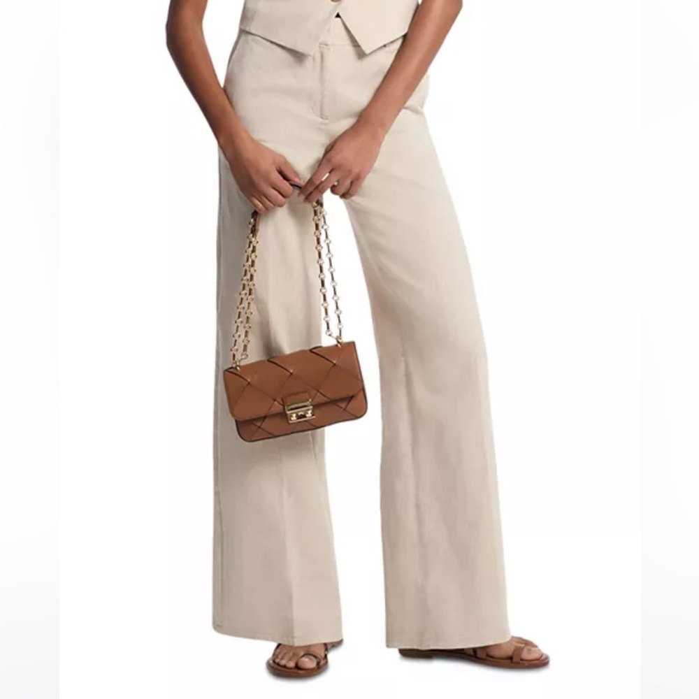 Michael Kors Beige Wide-Leg Pants
